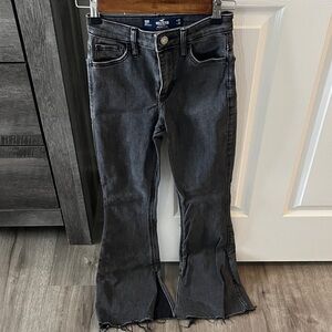 Dark Gray Flared Jeans